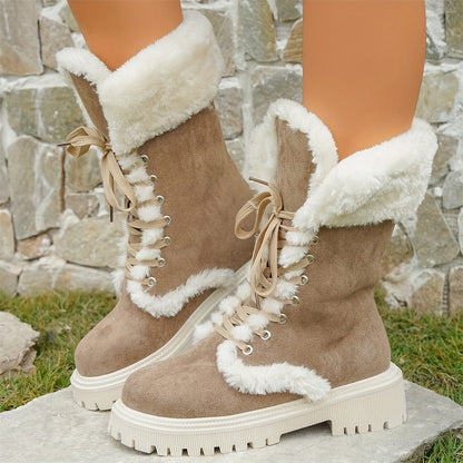 LuxéFrost Elegance Winter Boots