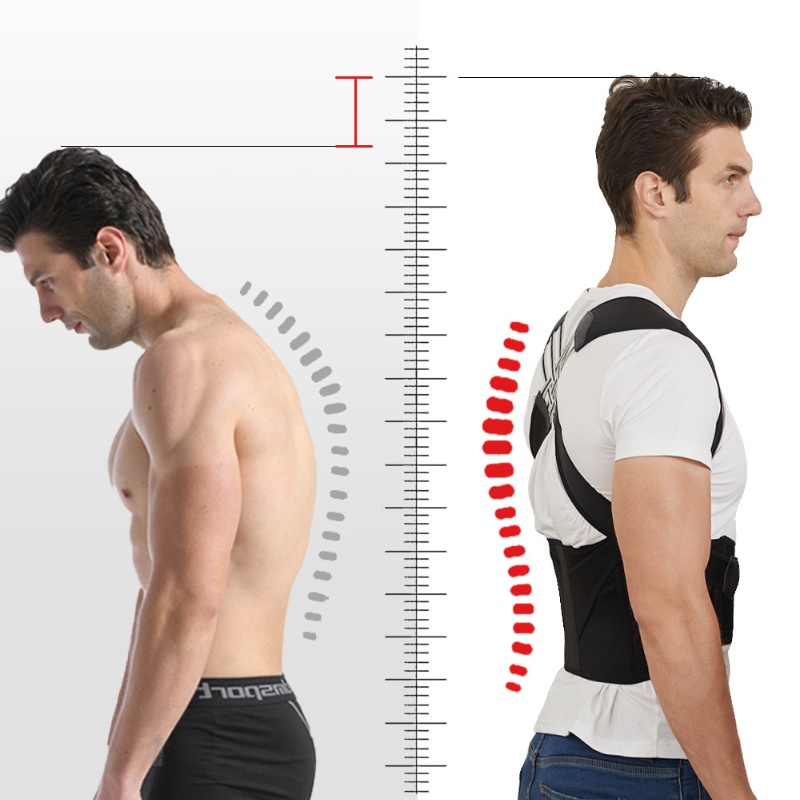 Back Straightener & Posture Corrector (+ FREE: 3-Pc EMS Mini Massager)