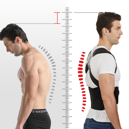 Back Straightener & Posture Corrector (+ FREE: 3-Pc EMS Mini Massager)