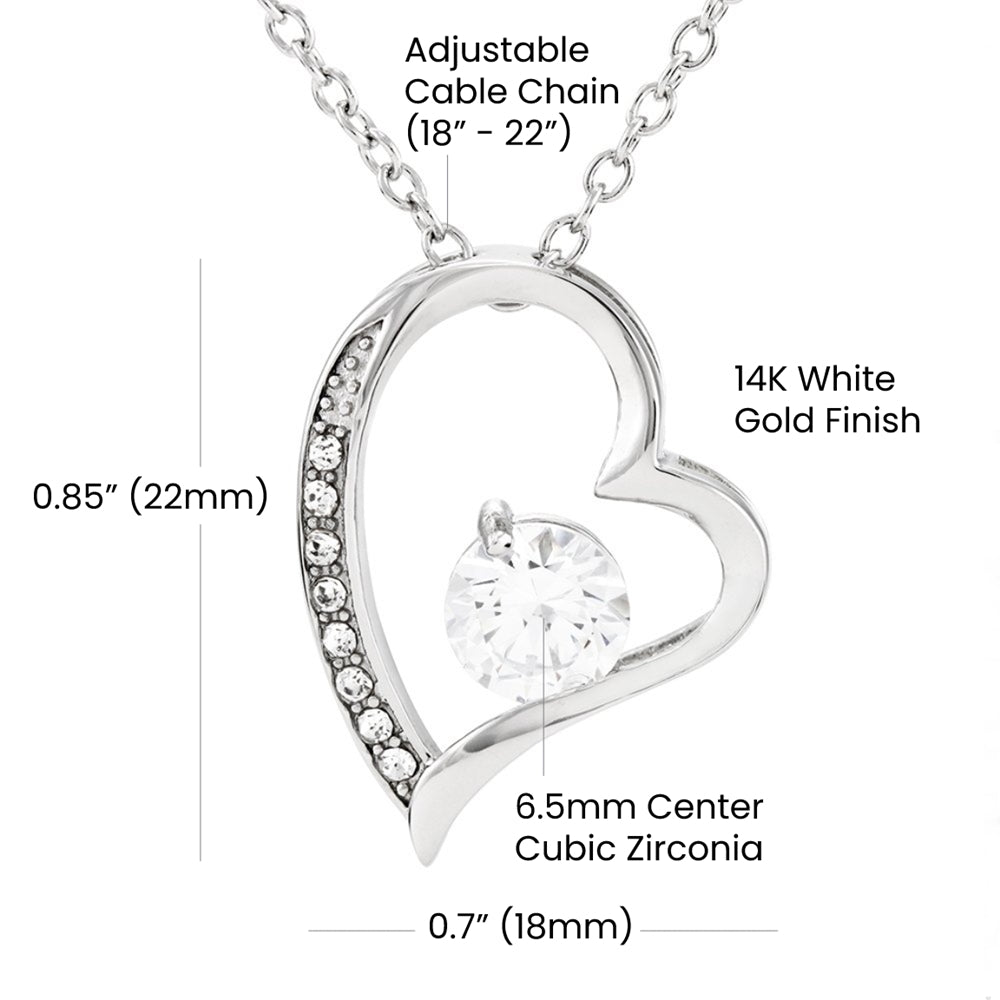 Apology Gift For Her - I Am Truly Sorry - Forever Love Necklace