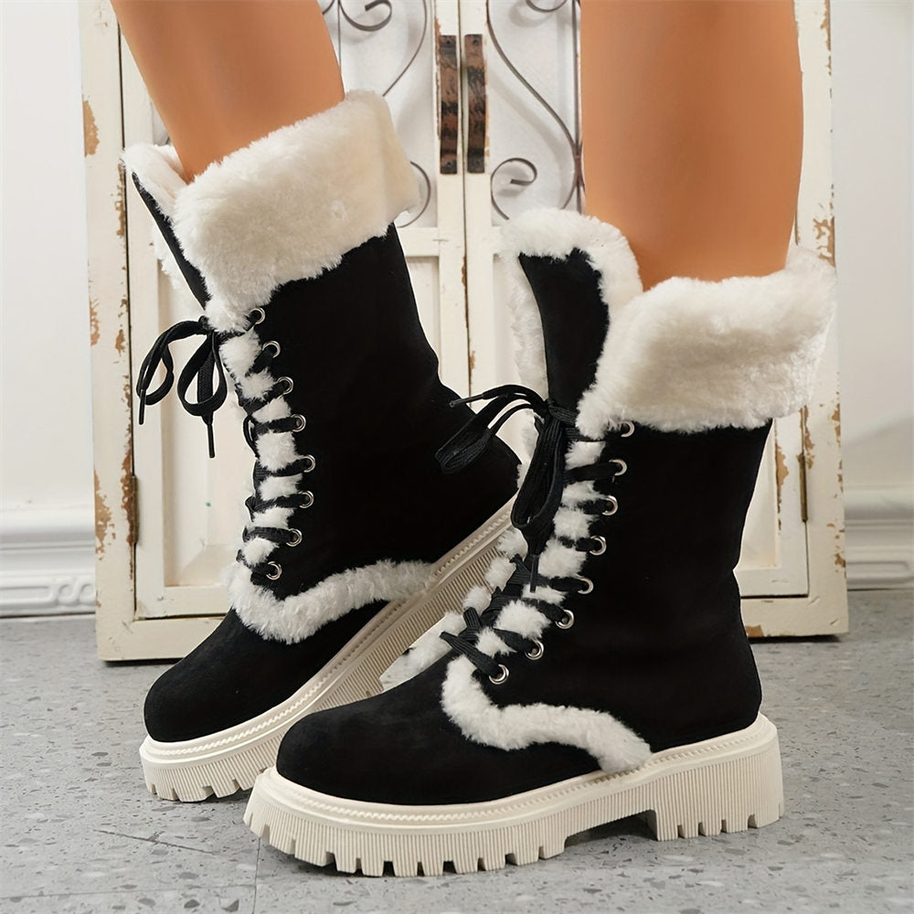 LuxéFrost Elegance Winter Boots