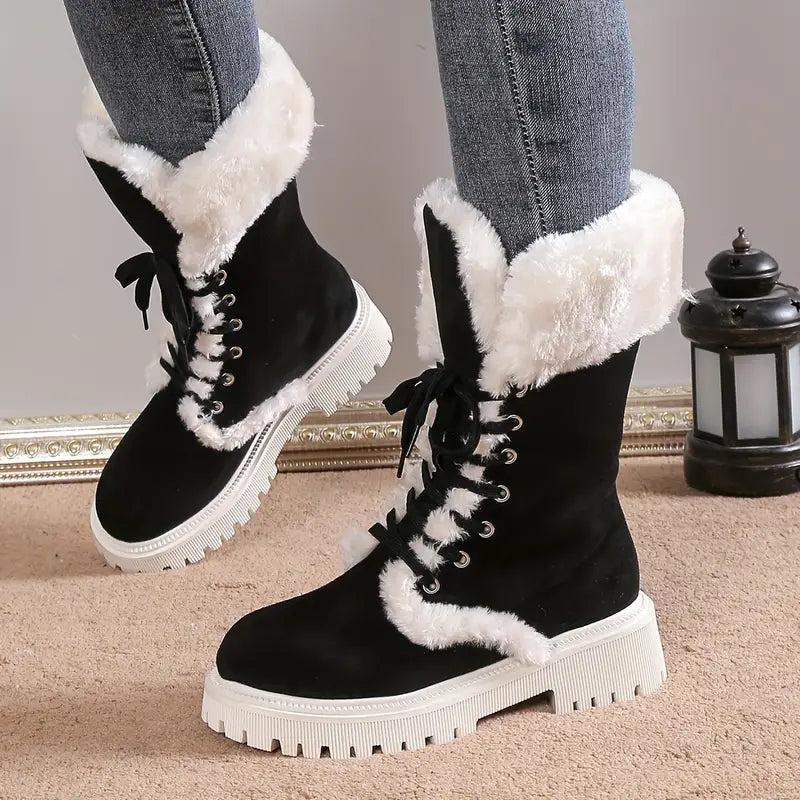 LuxéFrost Elegance Winter Boots