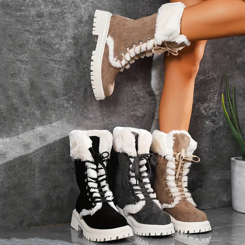 LuxéFrost Elegance Winter Boots