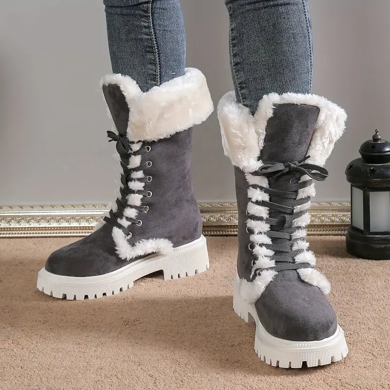 LuxéFrost Elegance Winter Boots