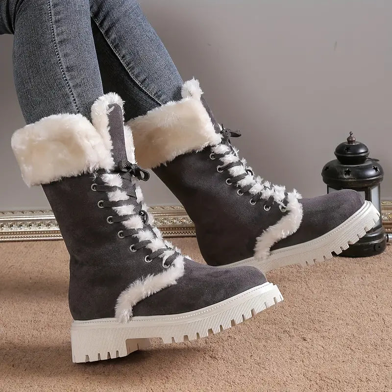 LuxéFrost Elegance Winter Boots