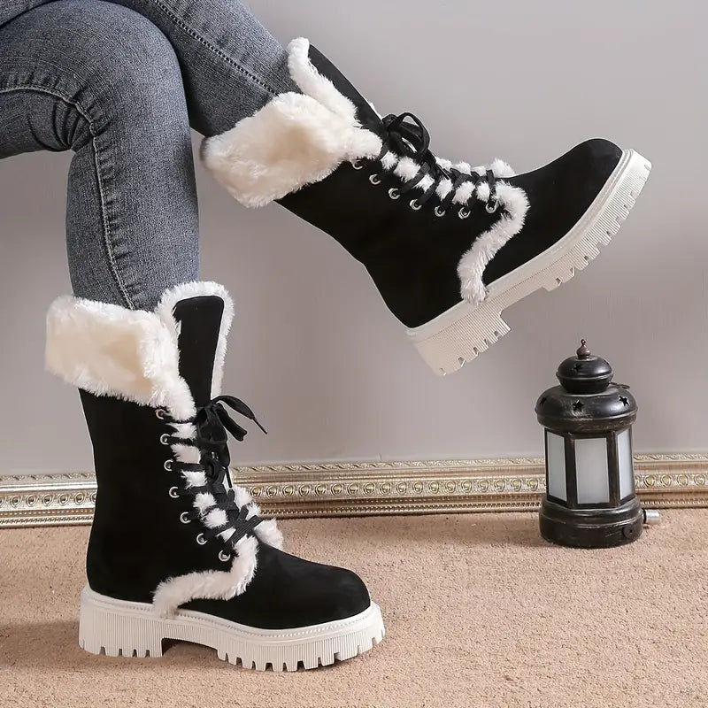 LuxéFrost Elegance Winter Boots