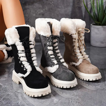 LuxéFrost Elegance Winter Boots