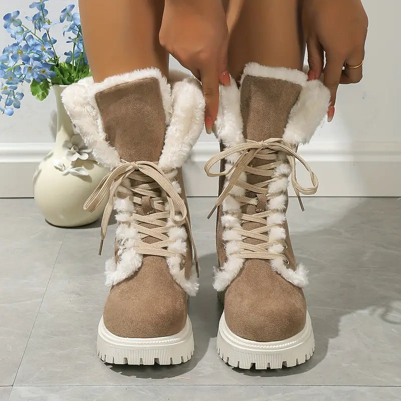 LuxéFrost Elegance Winter Boots