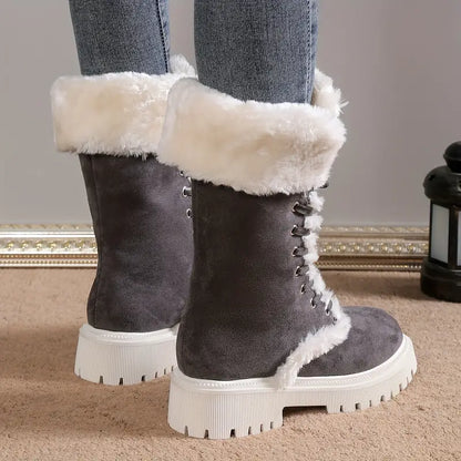 LuxéFrost Elegance Winter Boots