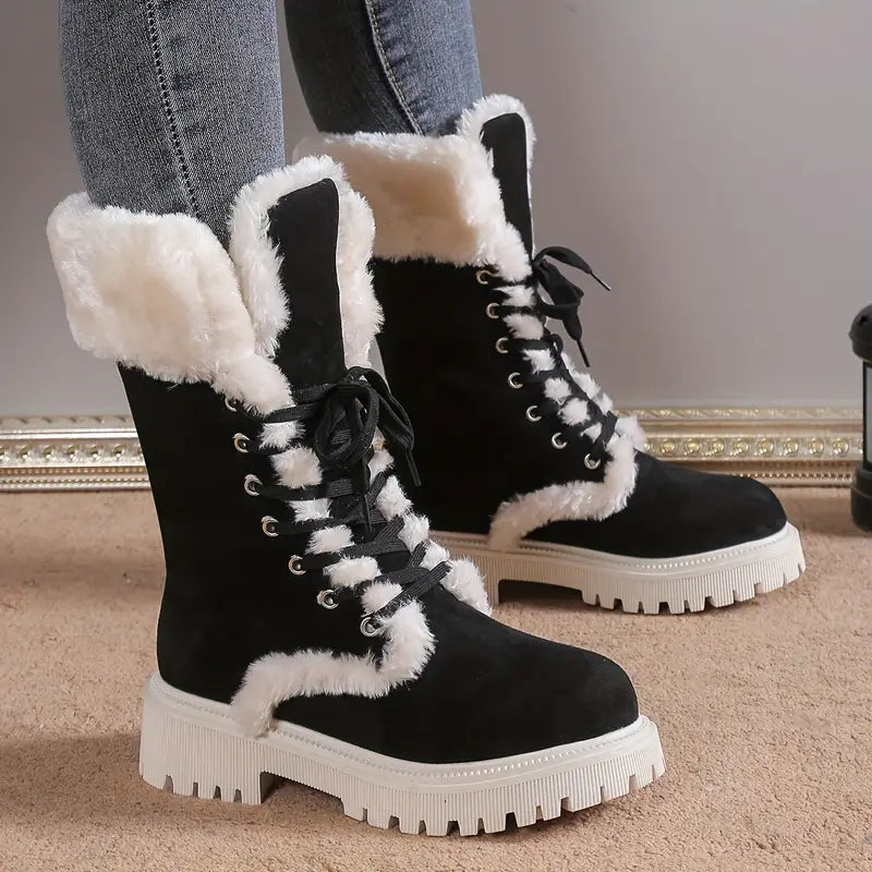 LuxéFrost Elegance Winter Boots