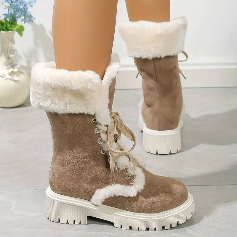 LuxéFrost Elegance Winter Boots