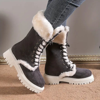 LuxéFrost Elegance Winter Boots