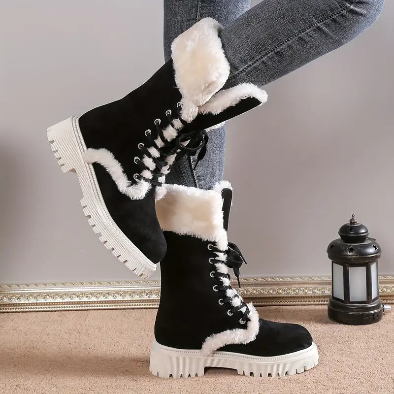 LuxéFrost Elegance Winter Boots