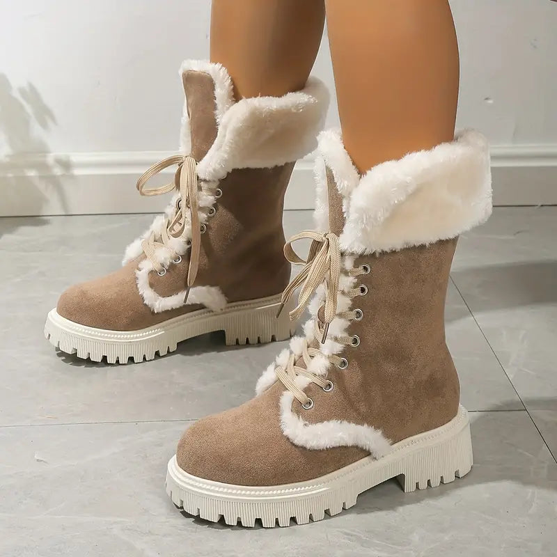 LuxéFrost Elegance Winter Boots