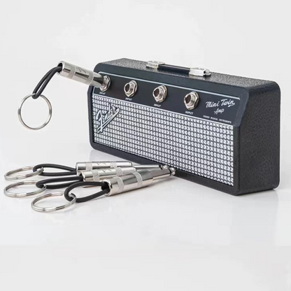 Wall mounting guitar amp key holder