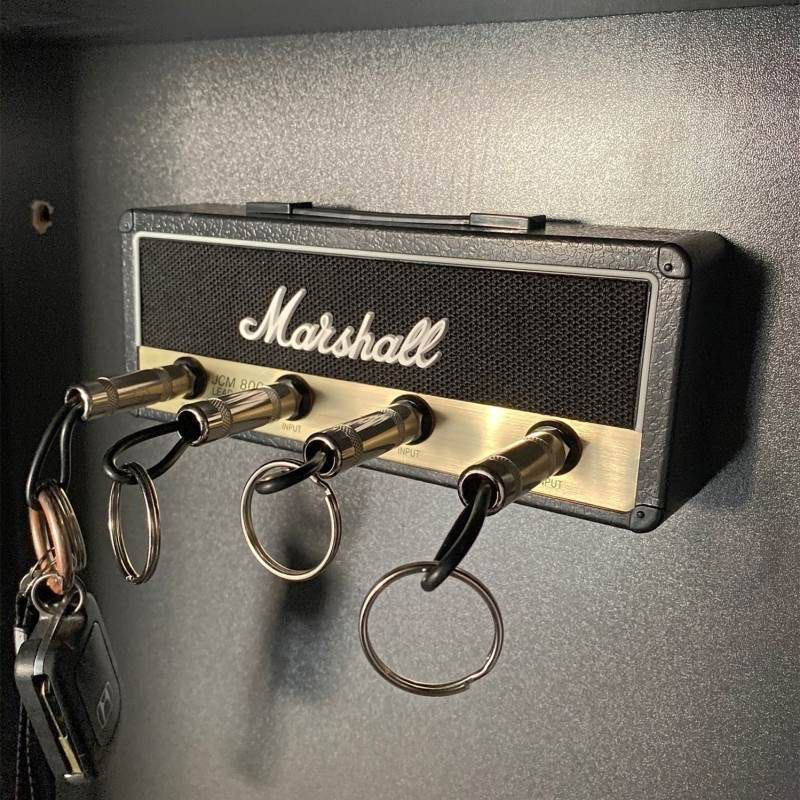 Wall mounting guitar amp key holder